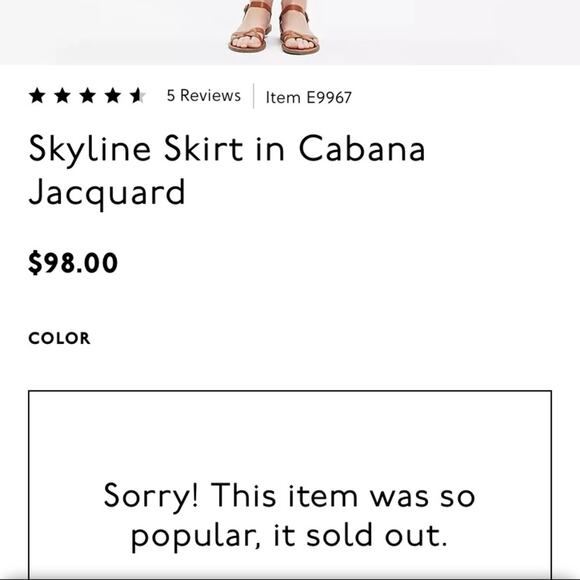 MADEWELL Skyline Skirt in Cabana Jacquard 8 - Picture 11 of 11